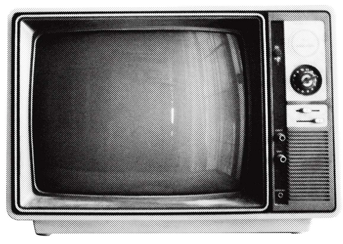 Vintage Television Collage